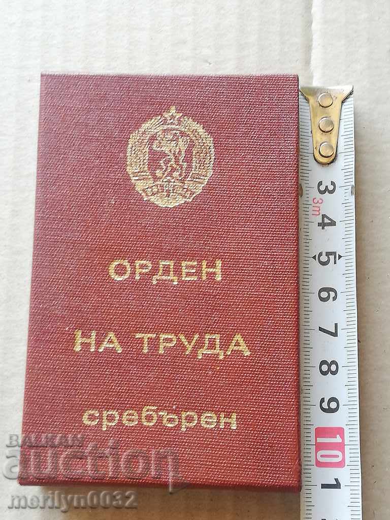 Order of Labor Silver with box with price 68.00 BGN | € 34.77 Order of Labor Silver with box with price 68.00 BGN | € 34.77