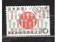 1965. Ιαπωνία. Δέκατη Εθνική Απογραφή.