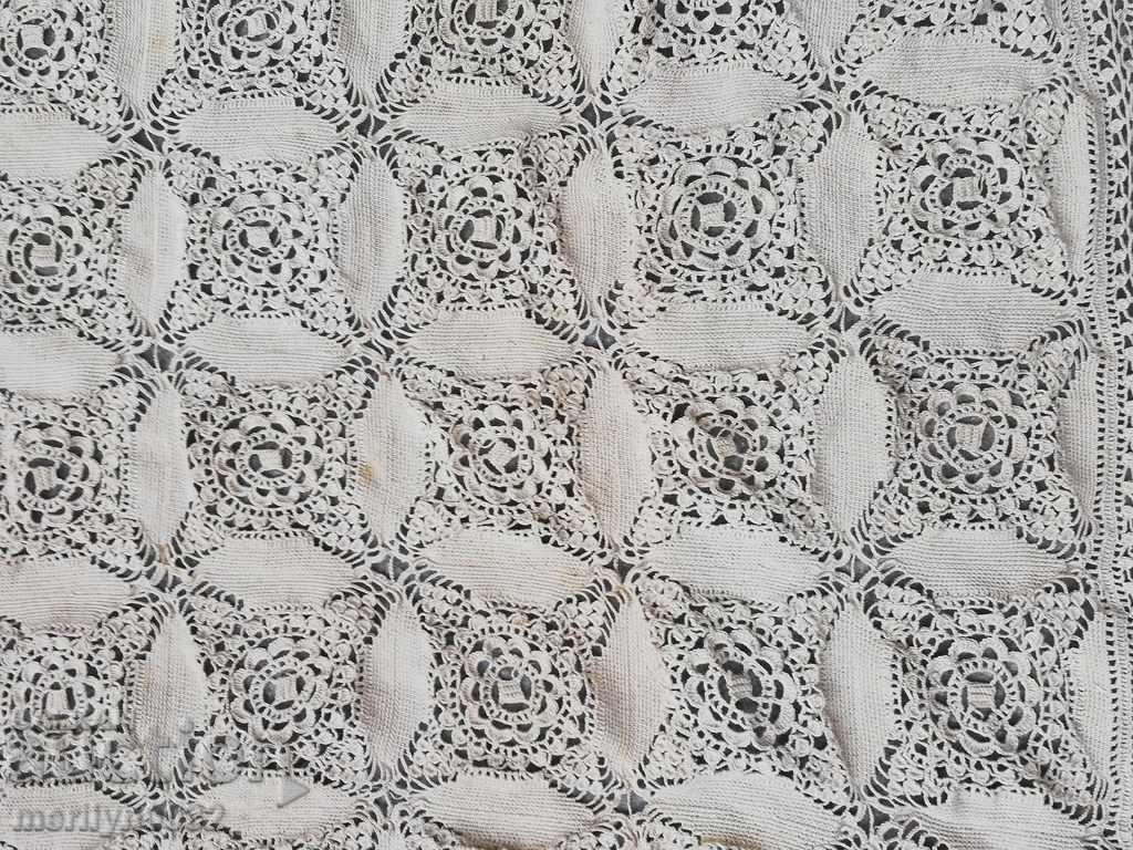 Crochet table 80/76 cm mile lace - 5