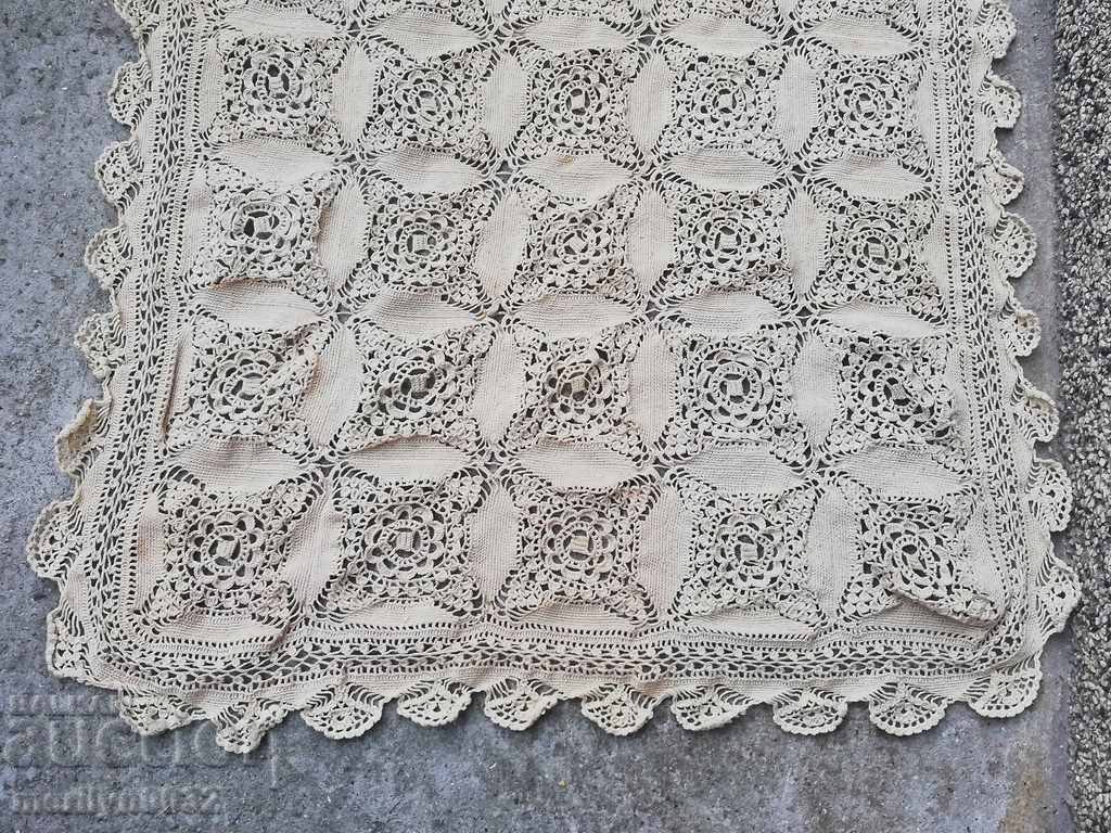 Crochet table 80/76 cm mile lace - 7