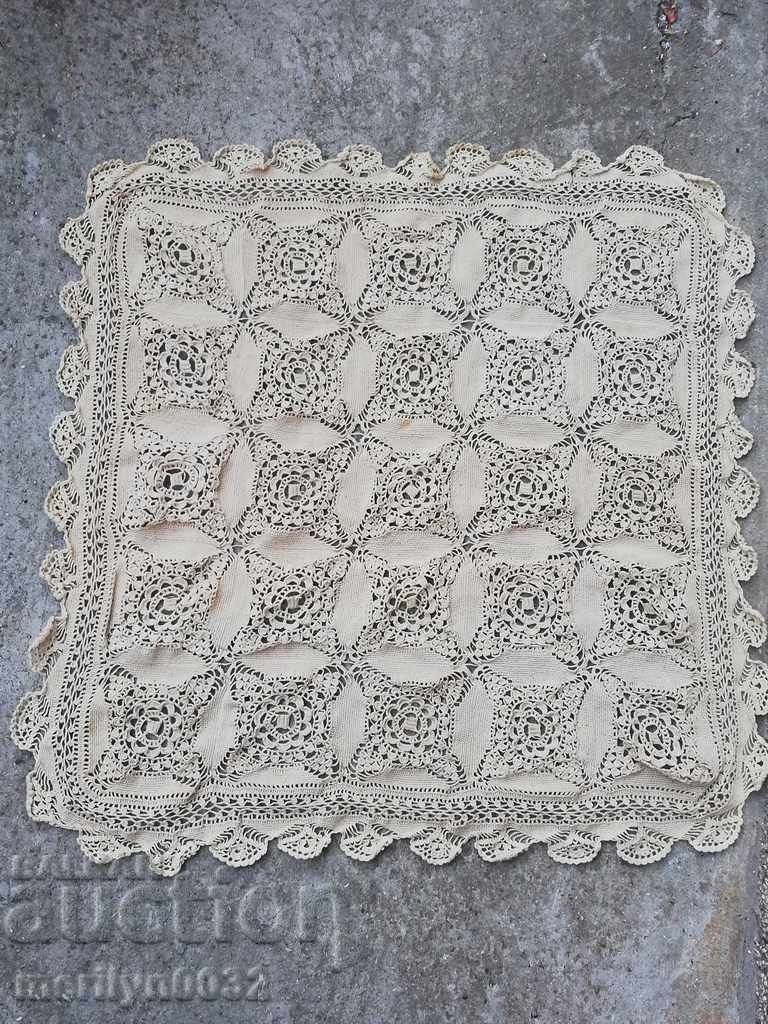 Crochet table 80/76 cm mile lace