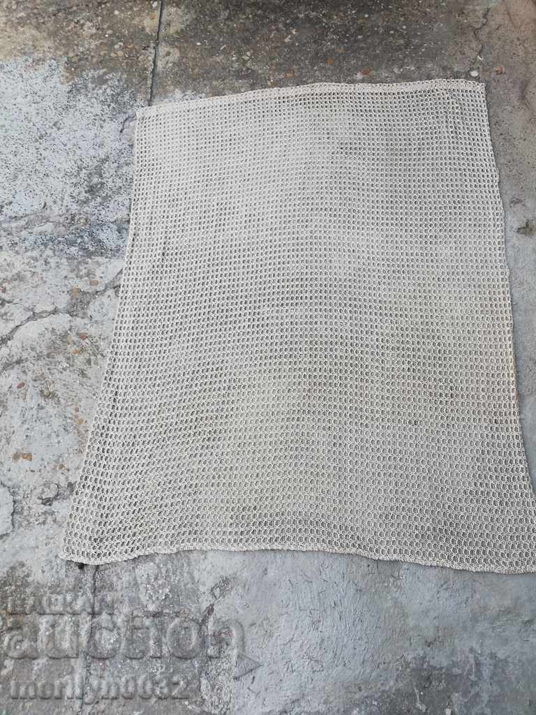 Crochet bedspread 185/142 cm lace - 7