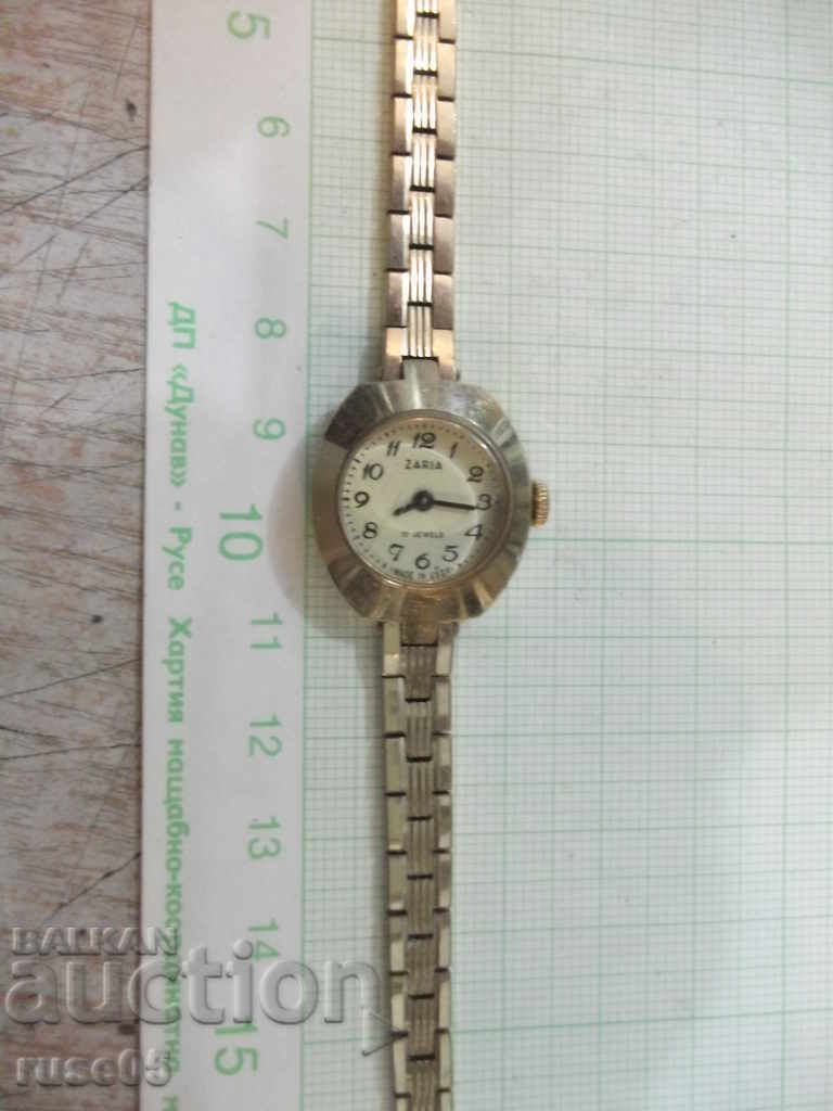 "ZARIA" watch with handmade Soviet ladies handmade chain - 4