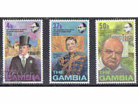 1974. Гамбия. 100 г. от рождението на Уинстън Чърчил.
