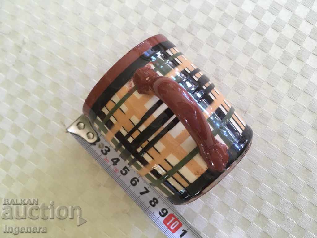 CERAMIC GLASS CUP OLD with price 11.00 BGN | € 5.62 CERAMIC GLASS CUP OLD with price 11.00 BGN | € 5.62