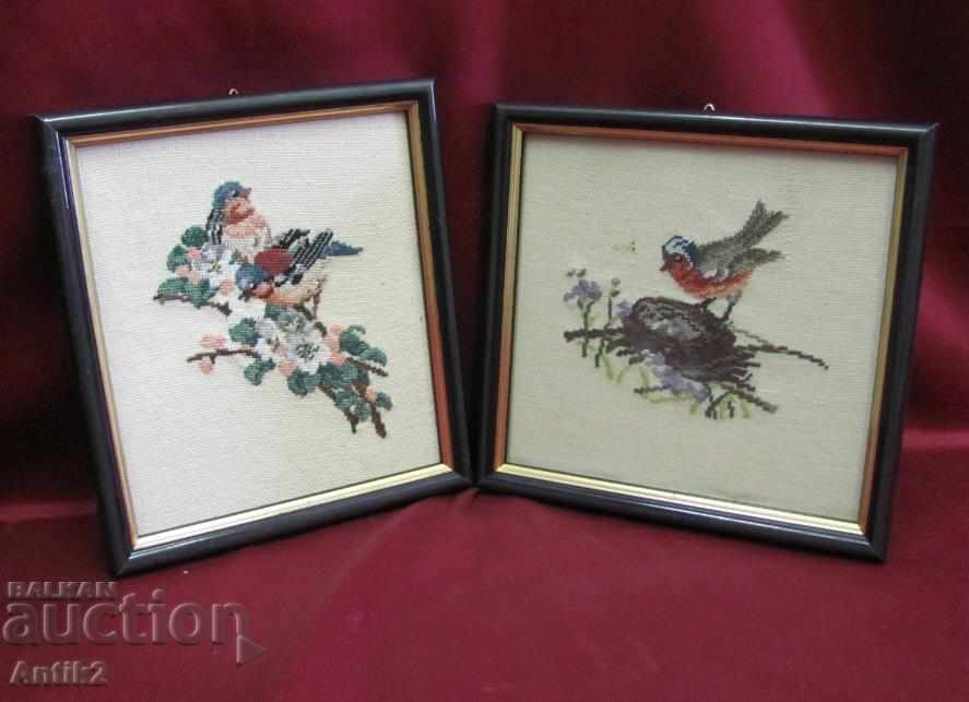 Old Hand Sewn 2 Pieces Frames