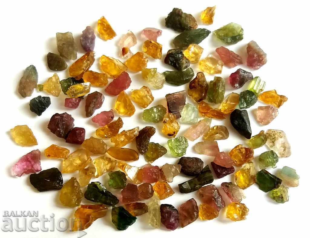 Multicolored Tourmalines - 30.00 carats (91)