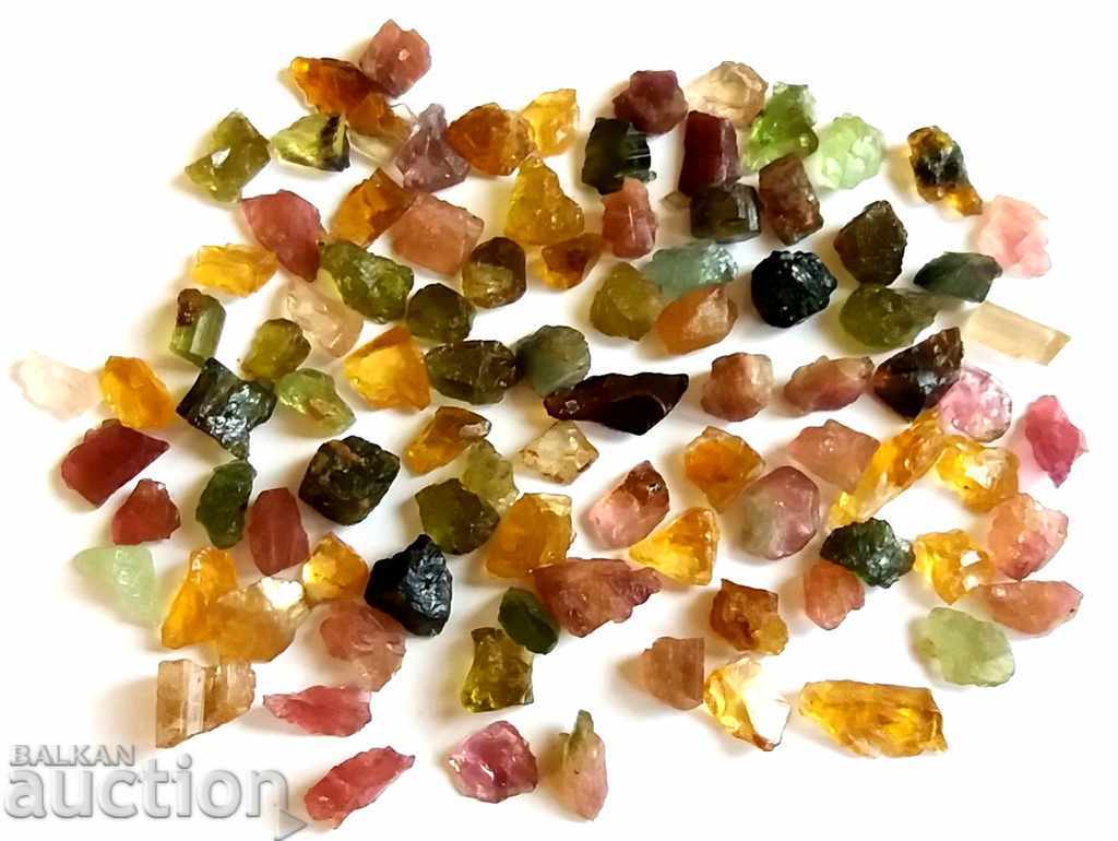 Multicolored Tourmalines - 30.00 carats (96)