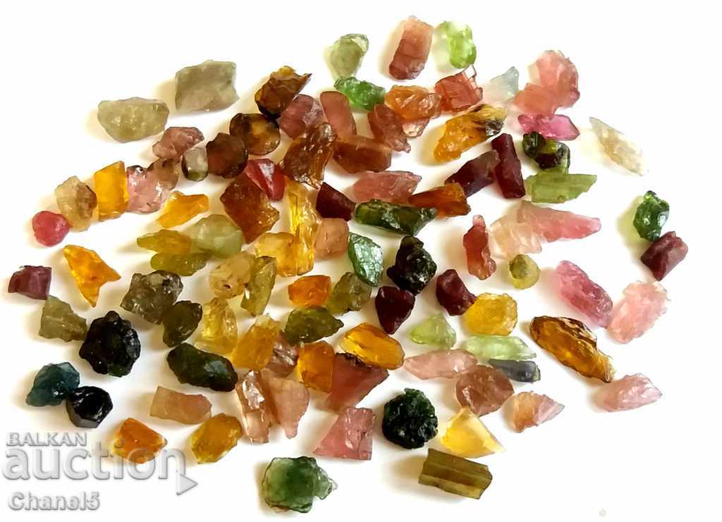 Multicolored Tourmalines - 30.00 carats (97)