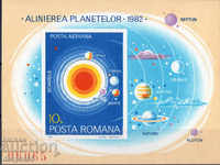 1981. Румъния. Планетни съзвездия. Блок.