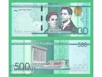 (¯` '• .¸ DOMINICAN REPUBLIC 500 pesos 2016 UNC •. •' ´¯)