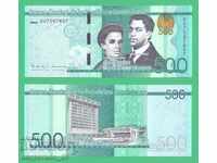 (¯`'•.¸ REPUBLICĂ DOMINICANĂ 500 pesos 2016 UNC ¸.•'´¯)