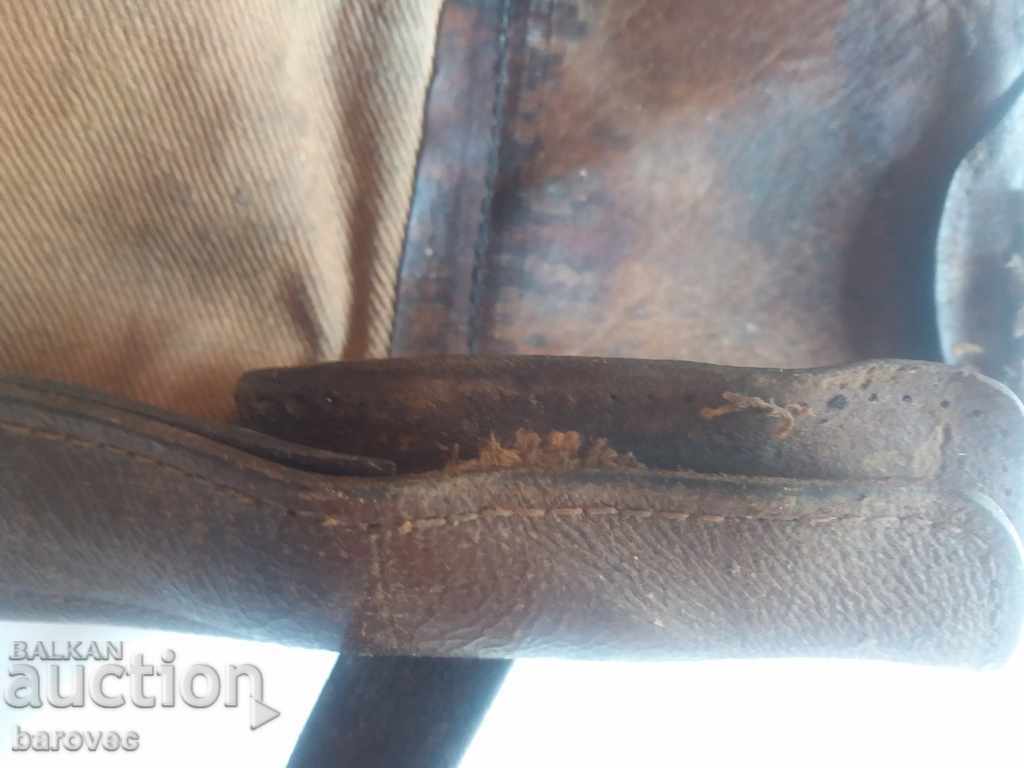 Old leather ghetto gaiters - single - 5 Old leather ghetto gaiters - single - 5