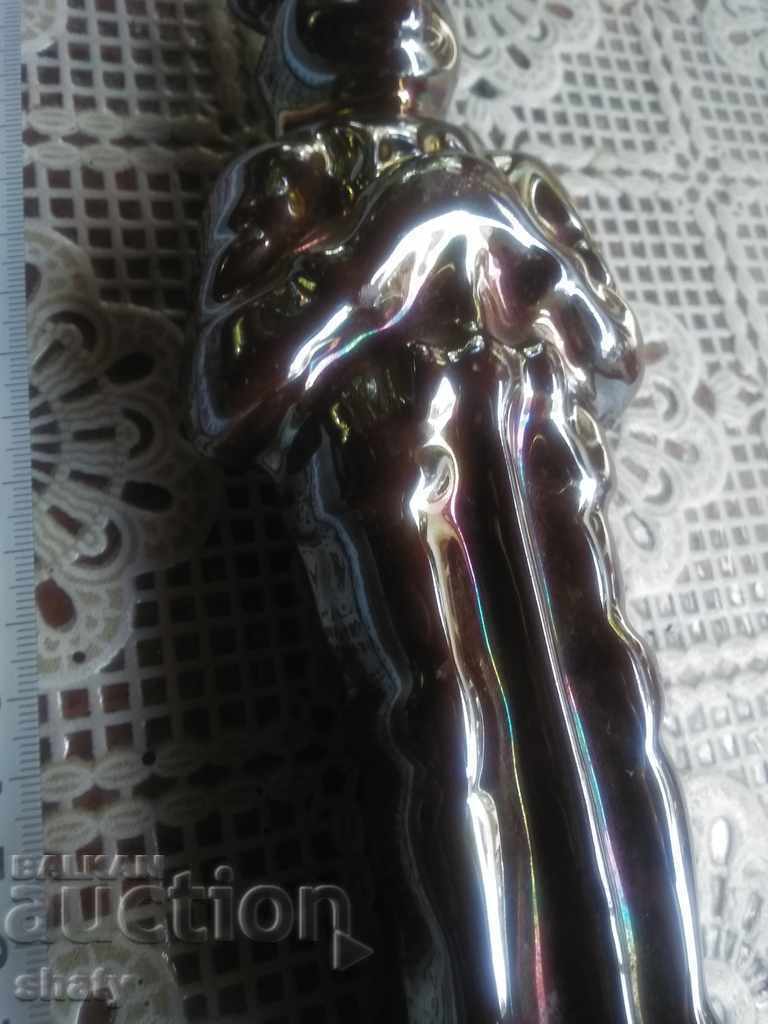 Δημοπρασία Παλιά φιγούρα τζακιού από χυτοσίδηρο. Γλυπτό ιππότη. Δημοπρασία Παλιά φιγούρα τζακιού από χυτοσίδηρο. Γλυπτό ιππότη.