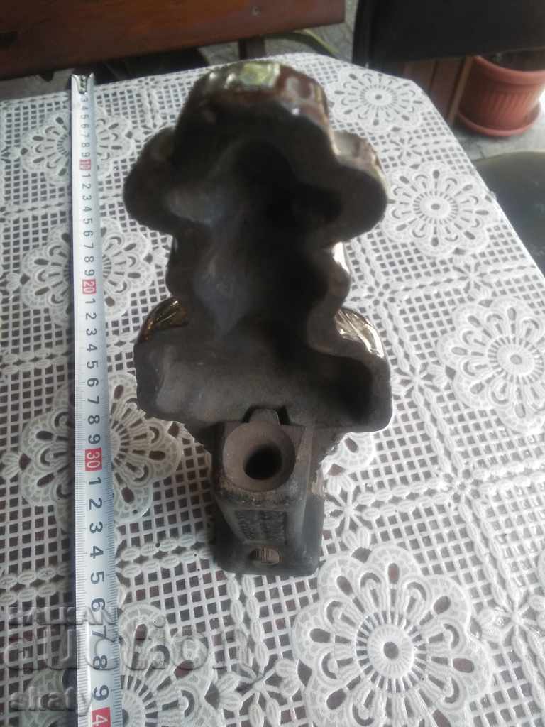 Παλιά φιγούρα τζακιού από χυτοσίδηρο. Γλυπτό ιππότη. - 7 Παλιά φιγούρα τζακιού από χυτοσίδηρο. Γλυπτό ιππότη. - 7