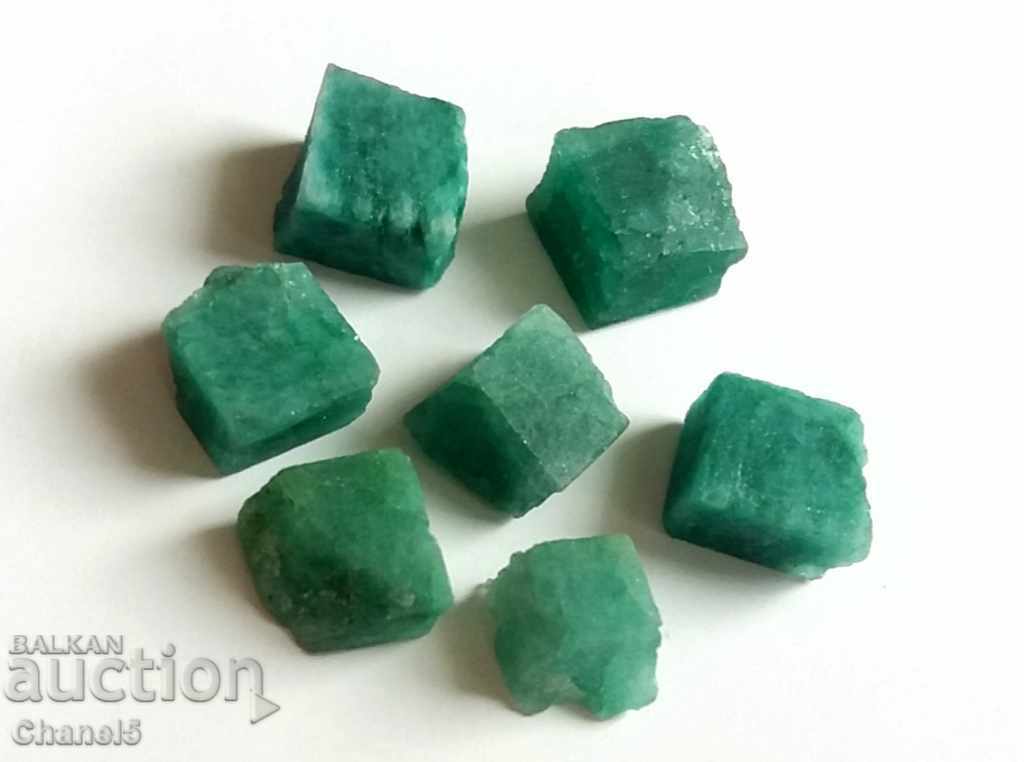 NATURAL EMERALDS CUBES, RECTANGULARS - 11.15 ct (304) with price 29.90 BGN | € 15.29 NATURAL EMERALDS CUBES, RECTANGULARS - 11.15 ct (304) with price 29.90 BGN | € 15.29