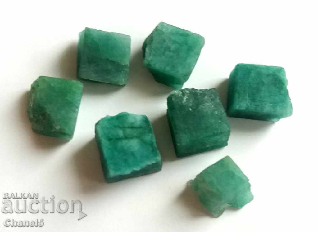 Auction NATURAL EMERALDS CUBES, RECTANGULARS - 11.15 ct (304) Auction NATURAL EMERALDS CUBES, RECTANGULARS - 11.15 ct (304)
