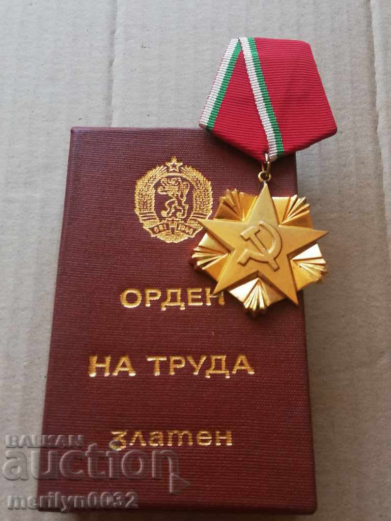 Order of Labor Gold with box