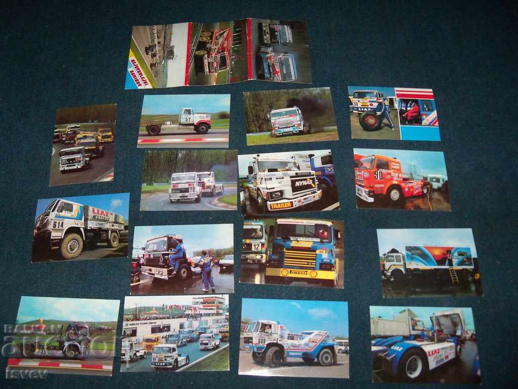Auction 15 Truck Cards from Honggaroring 1987 Auction 15 Truck Cards from Honggaroring 1987