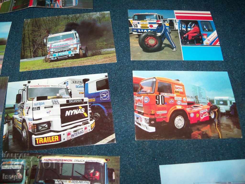 15 Truck Cards from Honggaroring 1987 - 5 15 Truck Cards from Honggaroring 1987 - 5