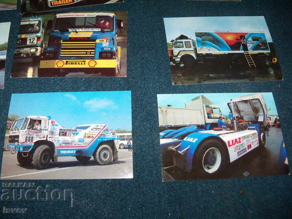 15 Truck Cards from Honggaroring 1987 - 6 15 Truck Cards from Honggaroring 1987 - 6