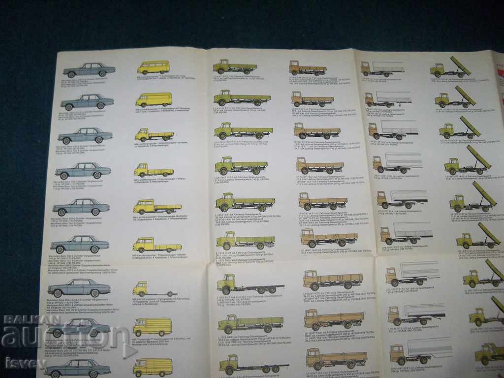 1967 Daimler-Benz Ευρεία οθόνη αφίσας έγχρωμων φυλλαδίων - 6 1967 Daimler-Benz Ευρεία οθόνη αφίσας έγχρωμων φυλλαδίων - 6