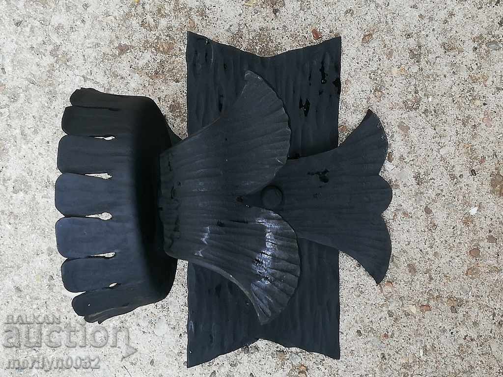 Old forged lamp stand lampshade lampshade candlestick - 6 Old forged lamp stand lampshade lampshade candlestick - 6