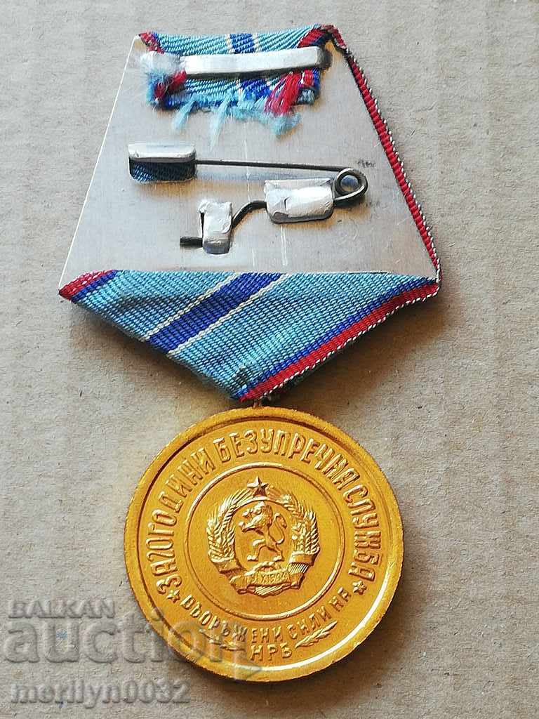 Medal FOR 20 YEARS Flawless Service Air Force of the People's Republic of Bulgaria badge with price 44.00 BGN | € 22.50 Medal FOR 20 YEARS Flawless Service Air Force of the People's Republic of Bulgaria badge with price 44.00 BGN | € 22.50