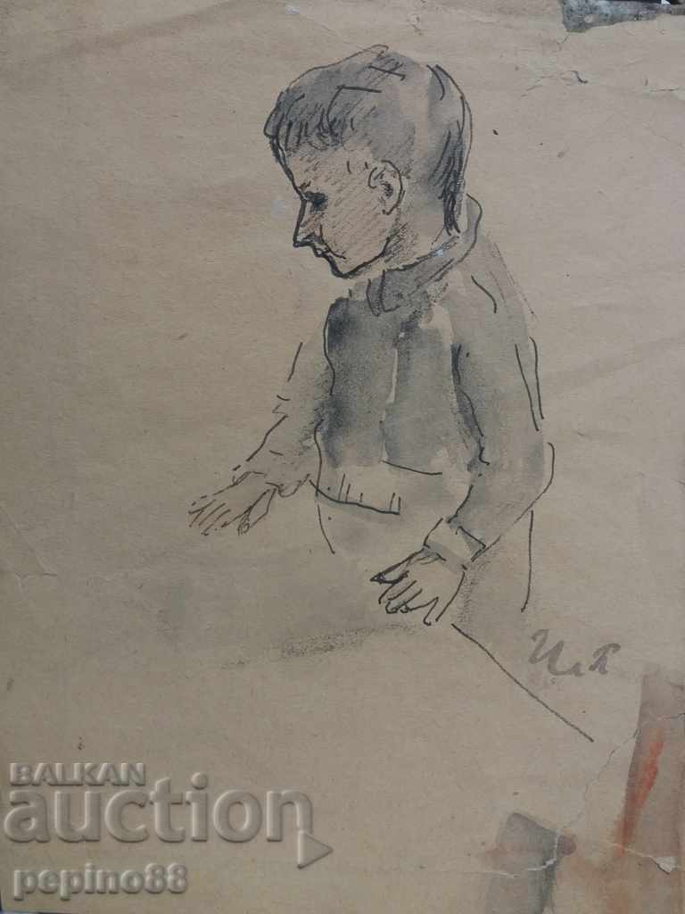 Ilia Petrov Watercolor with price 450.00 BGN | € 230.08