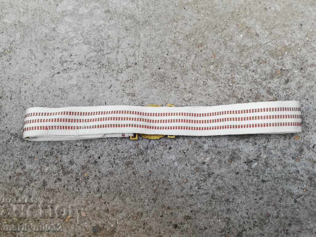 Officer's army belt scarf with blah buckle buckle - 5