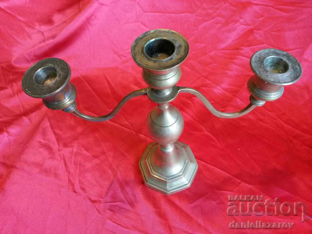 Star Bronze Candlestick THREE with price 35.00 BGN | € 17.90 Star Bronze Candlestick THREE with price 35.00 BGN | € 17.90