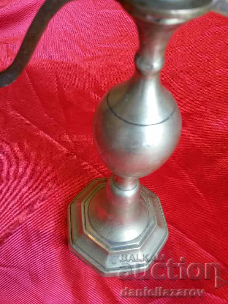Auction Star Bronze Candlestick THREE Auction Star Bronze Candlestick THREE