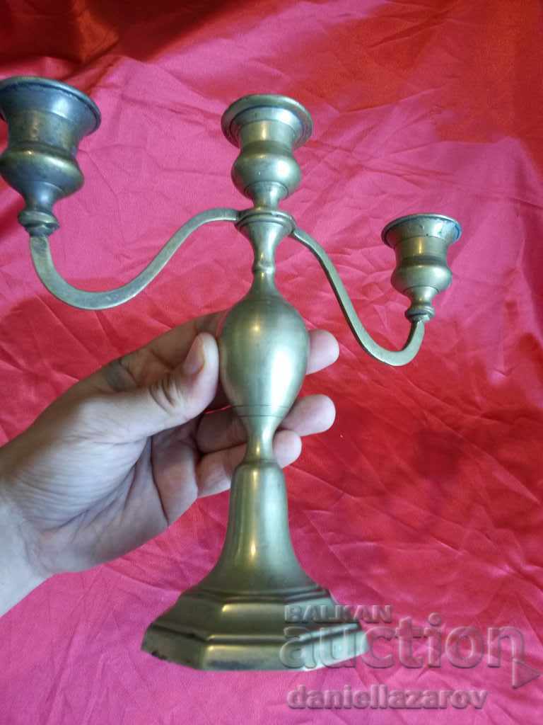 Star Bronze Candlestick THREE - 6 Star Bronze Candlestick THREE - 6