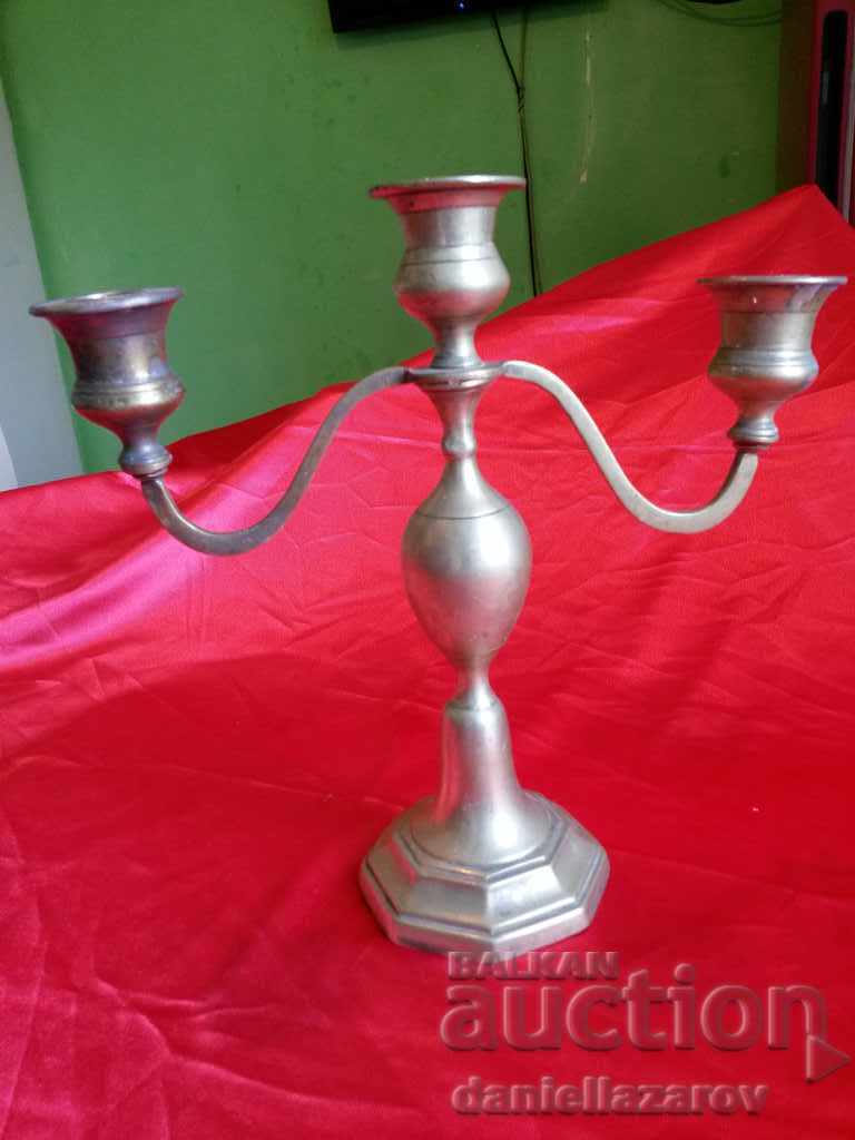 Star Bronze Candlestick THREE Star Bronze Candlestick THREE