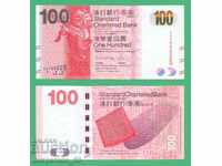 (¯ '' • .¸ HONG KONG 100 USD 2016 UNC •. • '' ¯)
