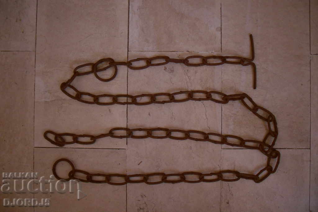 Auction  Old chain, chain, 1.60 m