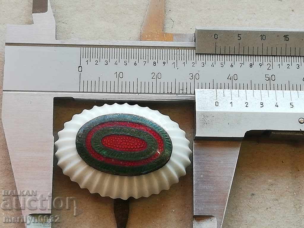 Delivery of Cockade from an officer's cap uniform Kingdom of Bulgaria