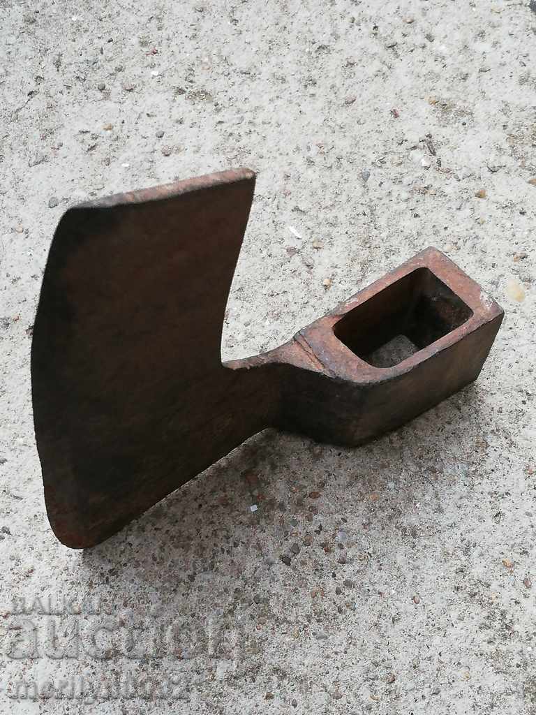 Military ax seal marking tool WW1 wrought iron - 5
