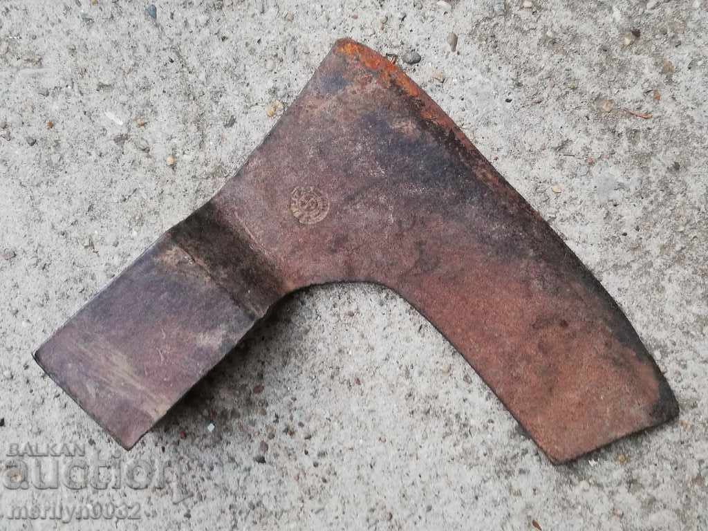 Военна брадва печат маркировка инструмент ковано желязо WW1