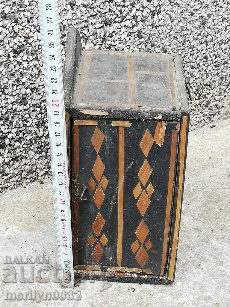 Auction Old Box Shepherd's Jewelry Box Clock Auction Old Box Shepherd's Jewelry Box Clock