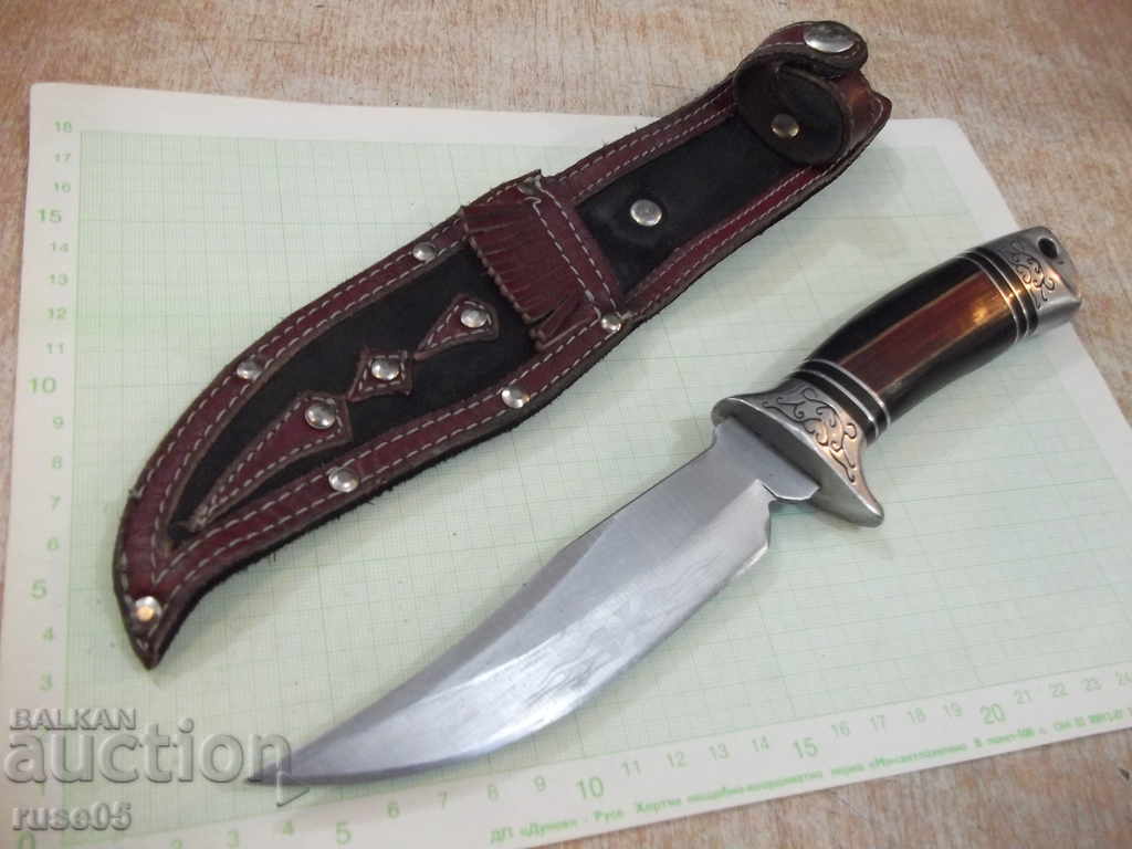 Auction  Columbia USA Saber Leather Knife Knife