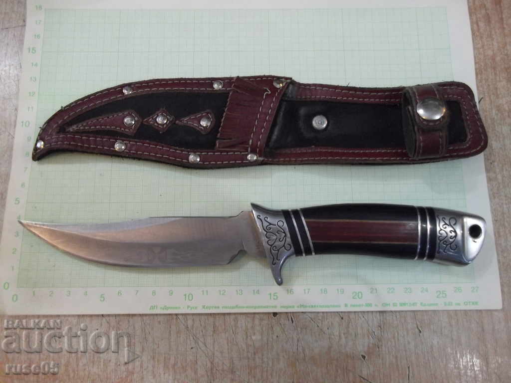 Нож "Columbia USA Saber" с кожена кания