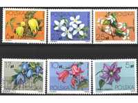 Чисти марки Флора Цветя 1984 от Полша