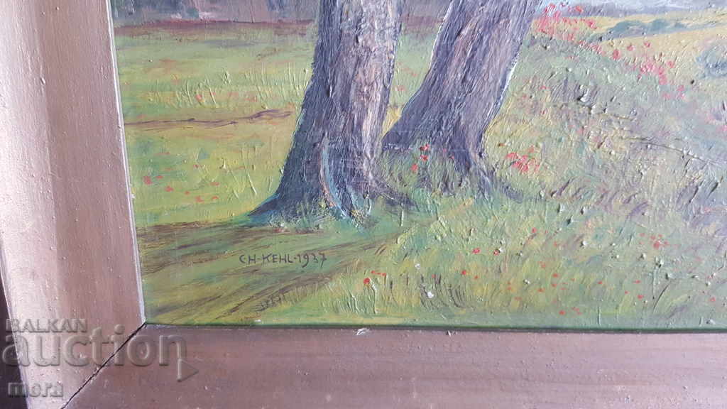 Auction Beautiful large well preserved antique painting Auction Beautiful large well preserved antique painting