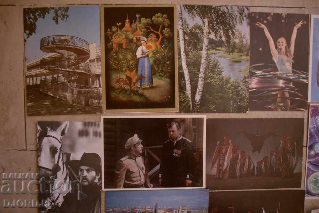 Стари руски картички, 15 броя с цена 3.00 лв. | € 1.53 Стари руски картички, 15 броя с цена 3.00 лв. | € 1.53