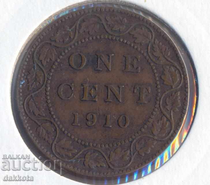 Канада цент 1910 година