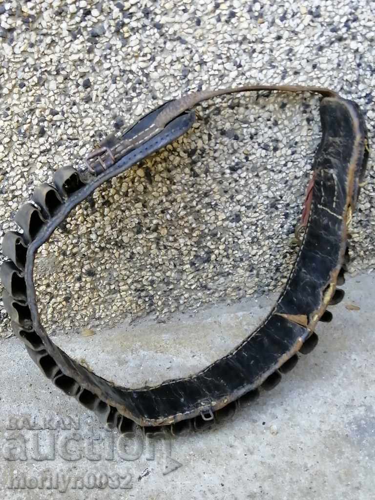 Παλιά ζώνη φυσιγγίων, ιμάντα, ζώνη, λουρί, ταινίες μήκους 103 cm - 6 Παλιά ζώνη φυσιγγίων, ιμάντα, ζώνη, λουρί, ταινίες μήκους 103 cm - 6