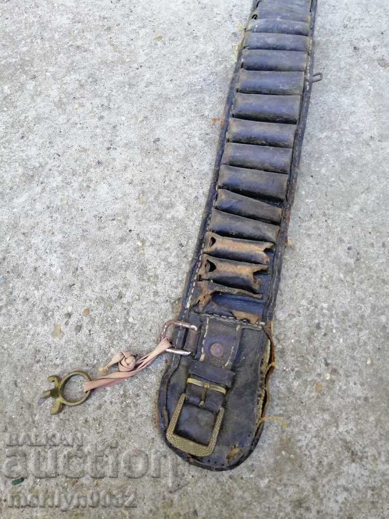 Παλιά ζώνη φυσιγγίων, ιμάντα, ζώνη, λουρί, ταινίες μήκους 103 cm - 7 Παλιά ζώνη φυσιγγίων, ιμάντα, ζώνη, λουρί, ταινίες μήκους 103 cm - 7