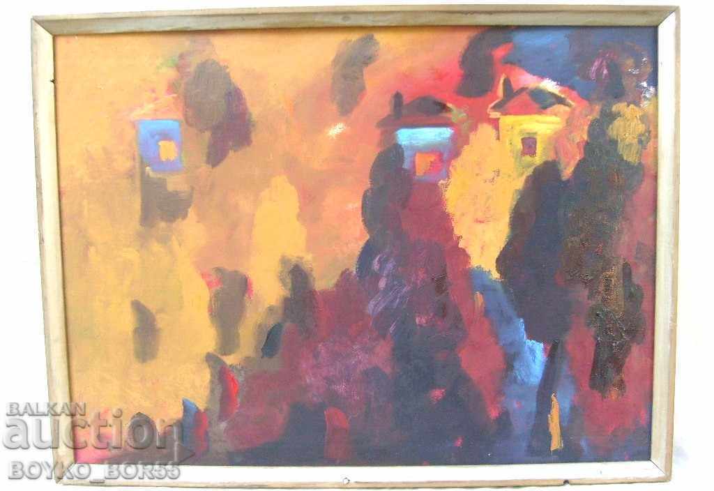 Μεγάλος Πίνακας Φθινοπωρινό Τοπίο, Έργο του Καλλιτέχνη Τοντόρ Φιλιπόφ