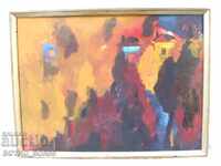 Tablou mare peisaj de toamnă pictor Todor Filipov